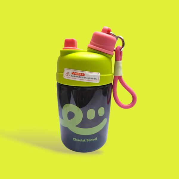 Shamzah SMILEY green sipper water bottle for kids