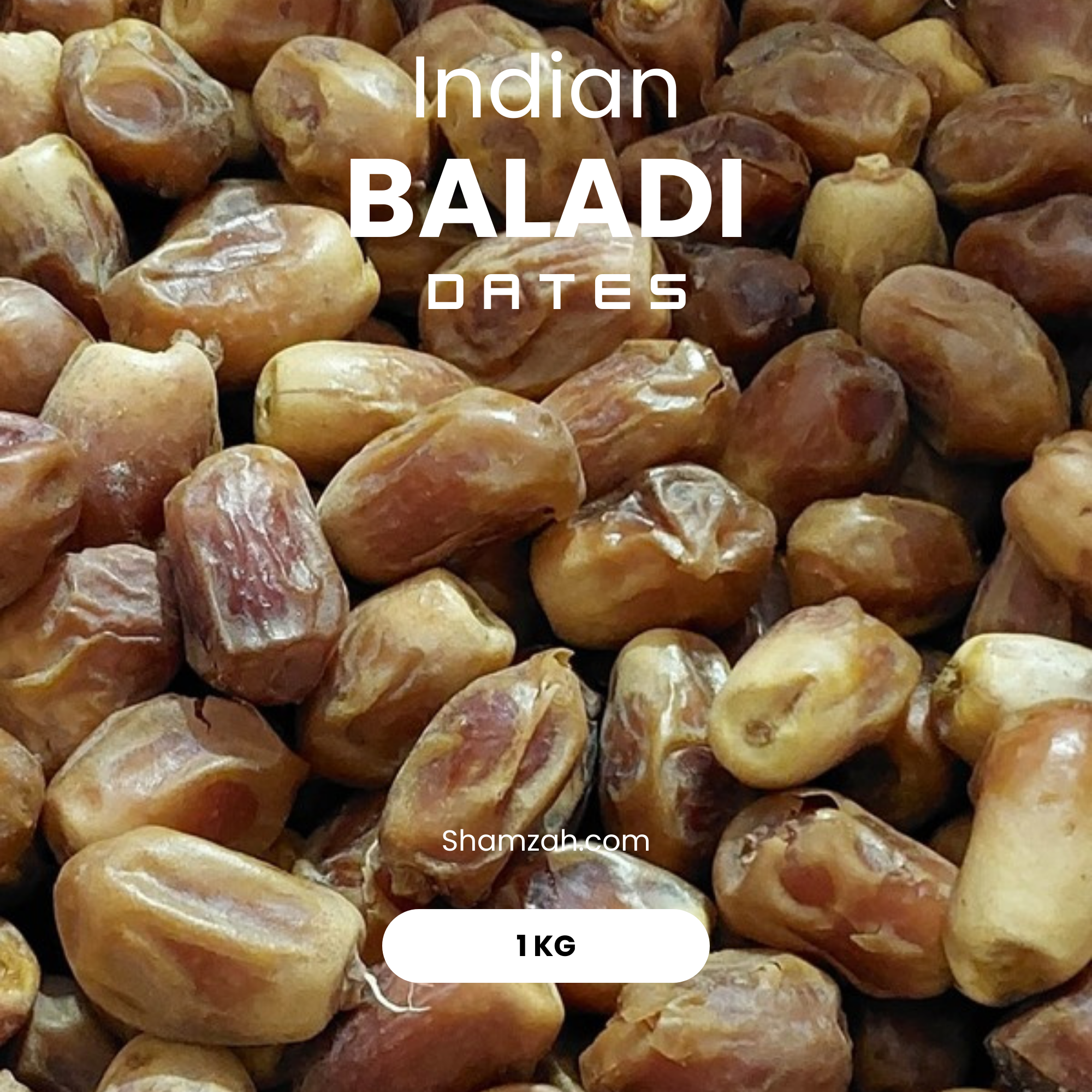 All Natural - Indian BALADI Dates 1000 grams_ 1KG Ramadan Special